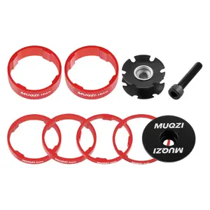 Bicycle Front Fork Headset Spacers, 28.6mm Aluminum Alloy Gaskets, 2/3/5/10mm Washer Accessories