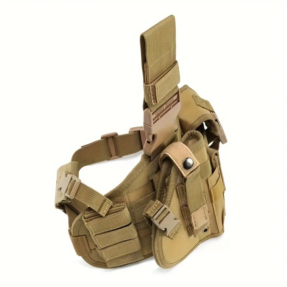 Adjustable Tactical Drop Leg Bag, Multi-Purpose Nylon Thigh Rig with Detachable MOLLE Pouch for Durable Outdoor Hiking, Multi Purpose Rucksack, Backpack, Tactical Accessories, Zip, Tactical Stuff