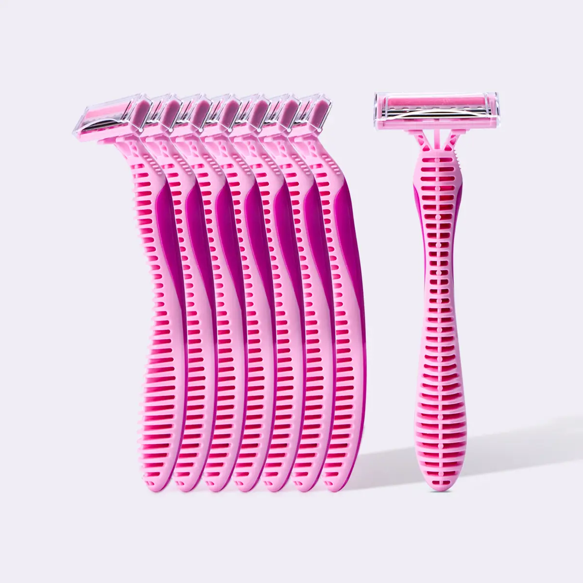 Modess Women's Disposable Razors 8-Pack Value Set - 3 Nano Blades, Pivoting Head, Moisturizing Soothing Lube Strip, Daily Care, For Sensitive Skin, Save 10% on Any 3 Items, Body Care, Hair Removal, Smooth Shave, Clean Shave, Close Shave