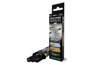 AK Interactive - Real Colors Marker Set - WWII AXIS AIRCRAFT SQUIGGLE CAMOUFLAGE COLORS (3pcs) RCM111