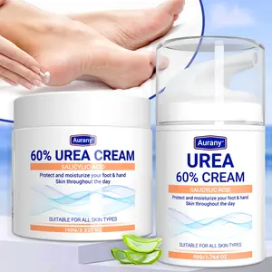 60% Urea Cream for Feet, 2 Counts Moisturizing & Hydrating Exfoliating Foot Care Cream, Moisturizer, Hydrate Foot Skin Care Product for Dry Cracked Skin, Skincare Routine, Skin Care Products