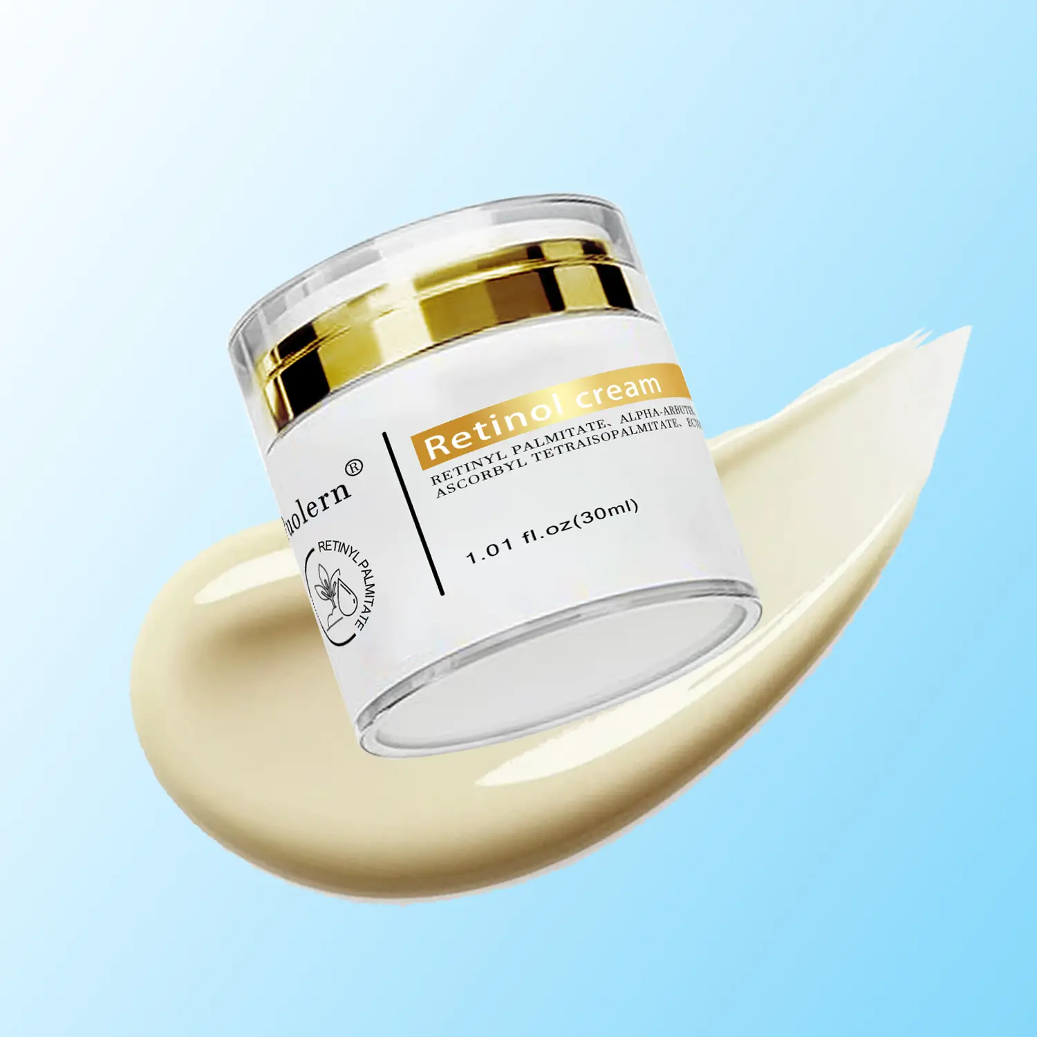 Puolern Retinol & Hyaluronic Acid Cream - Anti-Aging Face Moisturizer for Face, Neck & Décolleté Made in USA, Daily Moisturizer Face Cream - 1.05 fl.oz. Skincare Comfort