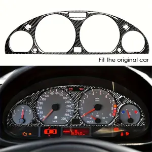 Carbon Fiber Style Dashboard Decal for Bmw E46 M3 1997-2004, High-Quality Car Interior Decorative Accessory, Car Stickers, Easy Installation