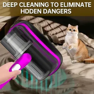 Handheld Vacuum Cleaner for Bed Mattress Dusting, Washable Filter, Adjustable Speed, Strong Suction, Ideal for Couches, Pet Hair, Carpets, Powerful Suction Vacuum