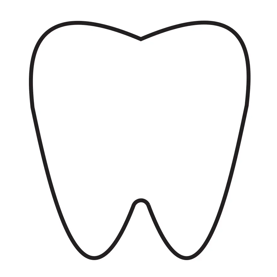 SHAPES ETC. Tooth-Shaped Sticky Notepad, Self Adhesive Stickers, Tags & More Office Stationery for Computers & Office Equipment Use