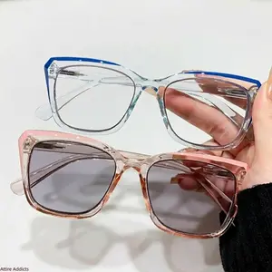 2026 New Women's Multifocal Photochromic Reading Glasses, Euro-American Style, UV400 Protection, Lightweight, for Far & Near Vision Daily Wear, Gifts for Women, Women Gifts outdoorfun