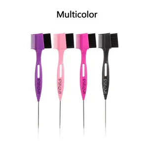 Multicolor 3-Piece Replaceable Edge Styling Brush Set for Precision & Convenience with Removable Heads for Hygiene & Multi-Use Styling Hair Care Tool