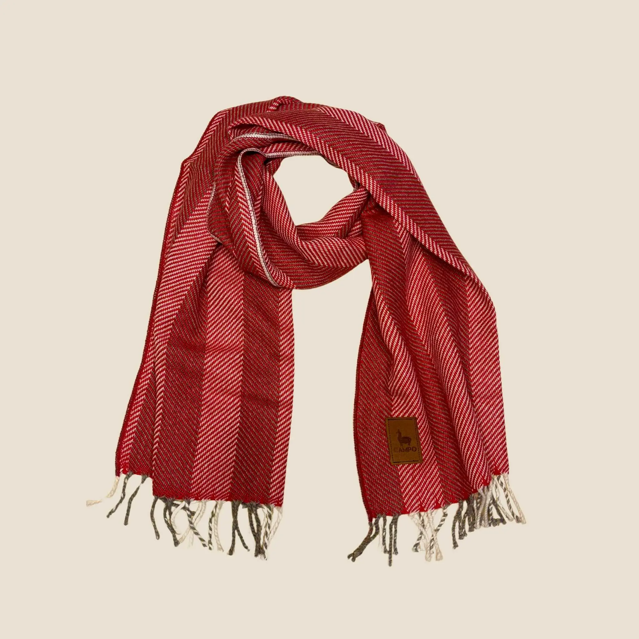 Alpaca Striped Scarf - Carlos