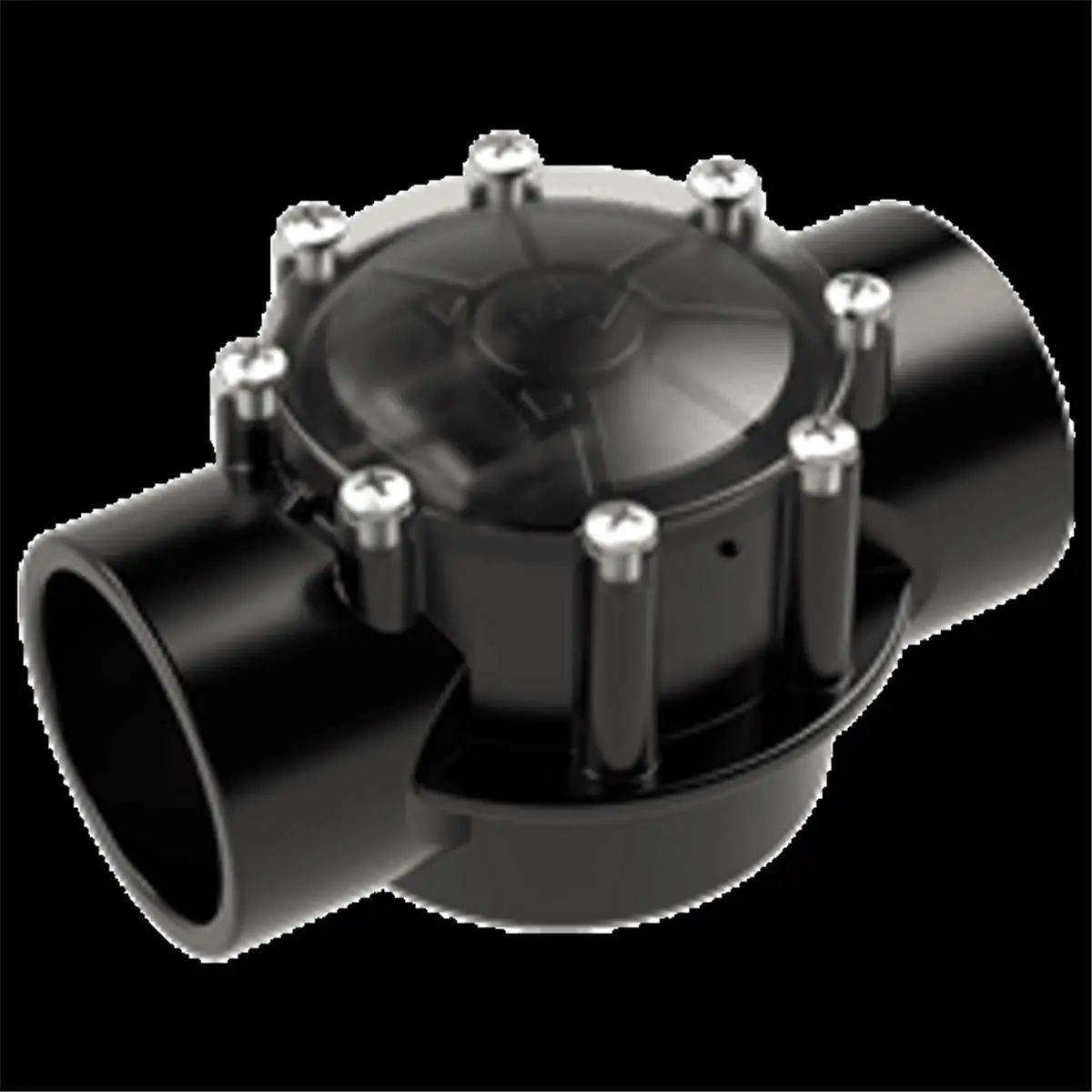 Aquastar Flow Star 2-Way Check Valve (ASAVC20C) for Pool Systems, 2x2.5 in (2 in Socket x 2.5 in Spigot), Durable CPVC Construction, Easy Disassembly, Highly Chlorine-Resistant, Backflow Stop, Stainless Steel Component, Minimal Hydraulic Loss