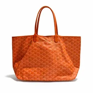 Pre-owned Goyard Goyardine Tote Bags BJ110990408 Saint Louis Orange GM