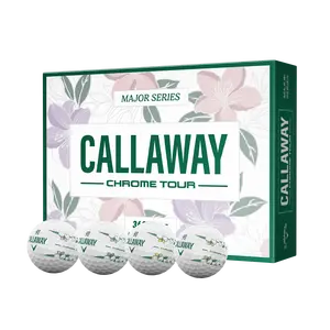 Callaway Golf Chrome Tour Major Series: April Major Golf Balls in White
