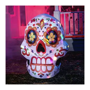 Joiedomi 4 ft Day of the Dead w/Kaleidoscope Light Inflatable