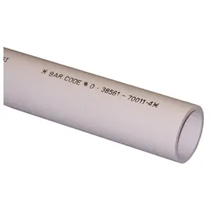 212 MAIN Schedule 40 PVC DWV Pipe - 2 in. x 5 ft. High Pressure Water Pipe for Drain Vent Applications
