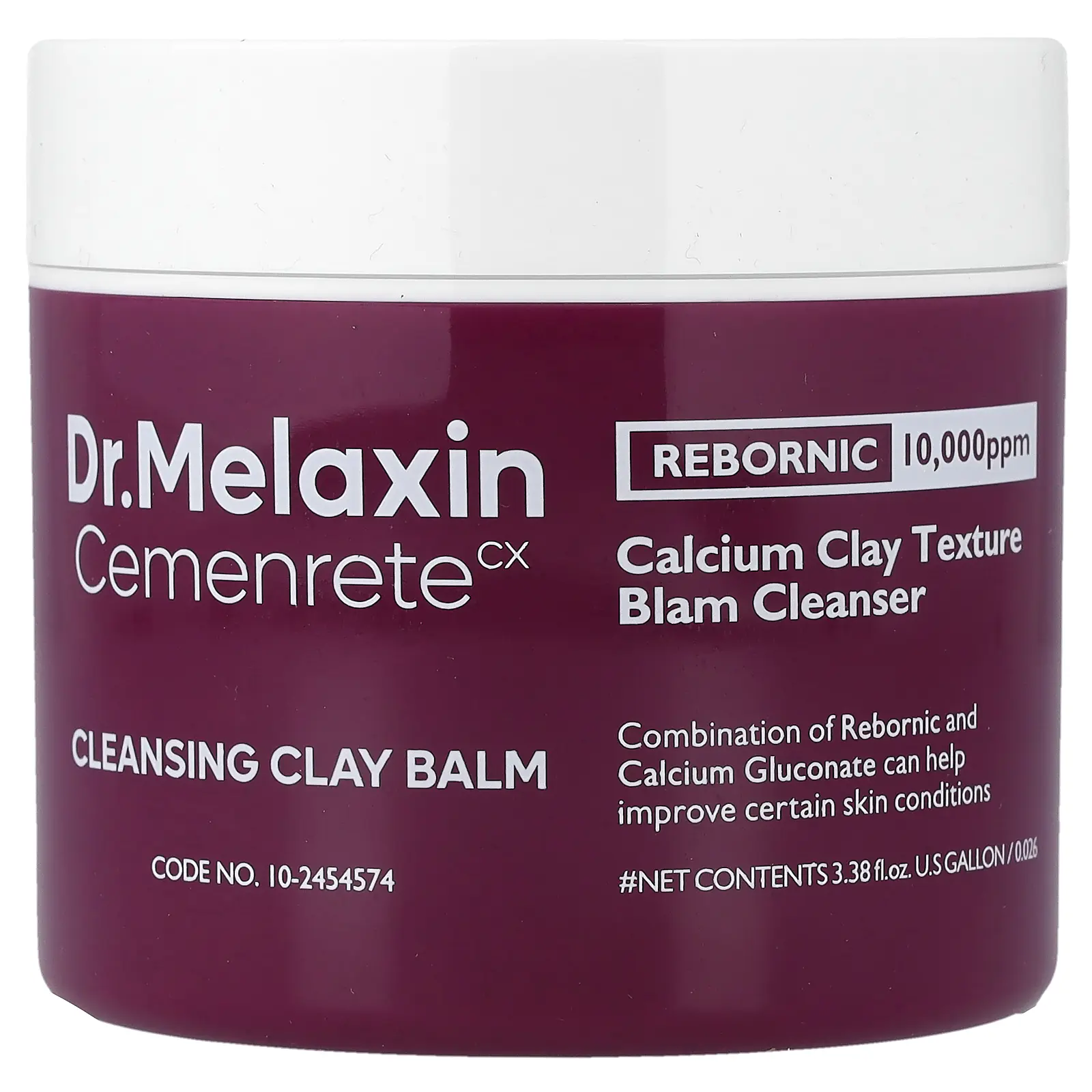Dr.Melaxin Cemenrete Cleansing Clay Balm, 3.38 fl oz (100 ml) Dr.Melaxin Cemenrete Cleansing Clay Balm, 3.38 fl oz (100 ml)