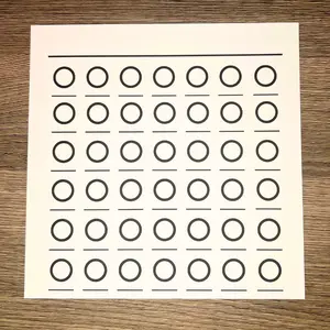 Color Keeper – Blank Swatch Expansion Sheet for Wook Books Ohuhu Swatch Kit