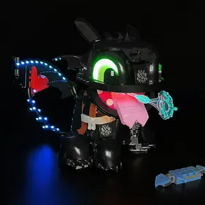 LYBMTWF LED Light Kit forLego LED Lighting Kit for Dragon Trainer Toothless Model 10375,— The Perfect Gift (Model Not Included)