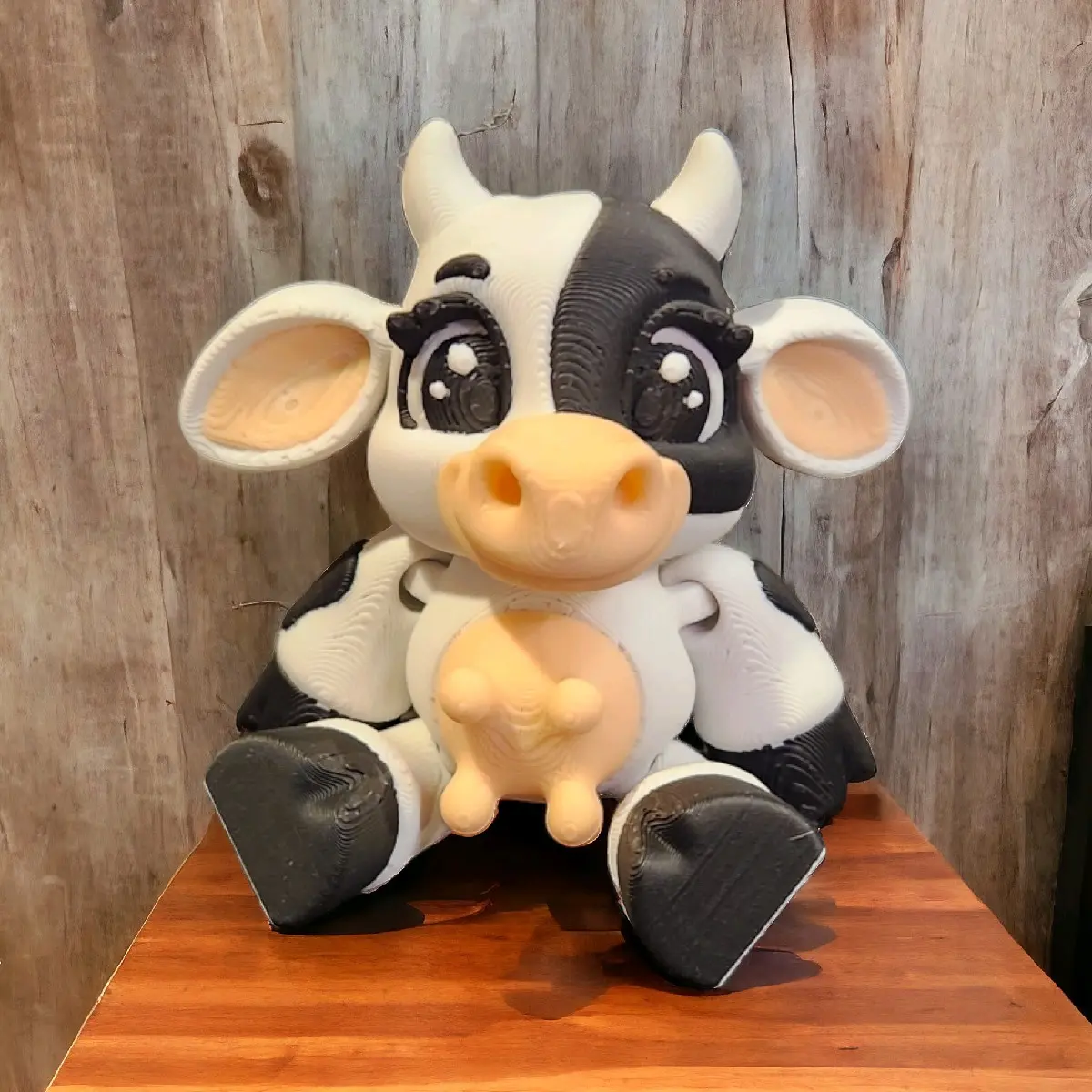 3d Printed Mini Cow Figurine 3d Printed Mini Cow Figurine