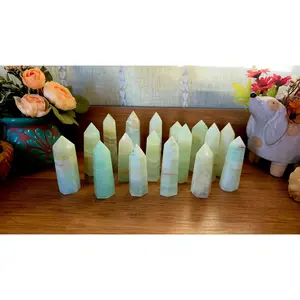 Green Calcite Tower