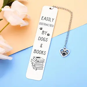 Letter Pattern Bookmark, 1/5/10pcs Stainless Steel Bookmark, Book Mark for Men & Women, Ideal Gift for Birthdays, Book Accessories