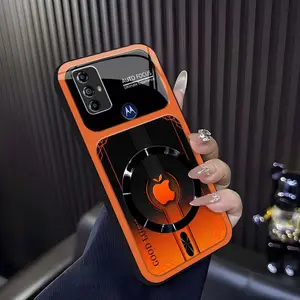 Luxury Sports Car Aesthetic MagSafe Case Anti-Scratch Magnetic Glass Cover for Motorola Moto G Power (2022) ---975