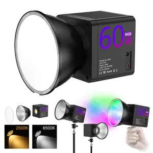 New 3-in-1 Photography Light - RGB Fill Light - with Light Cover and USB Rechargeable - 10-Level Adjustable Brightness, Suitable for Makeup/Photography/Video/Live Streaming/Vlog/TikTok