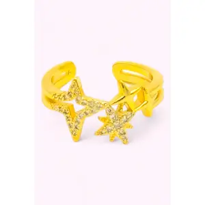 Gemma Gold Plated Constellation Ring