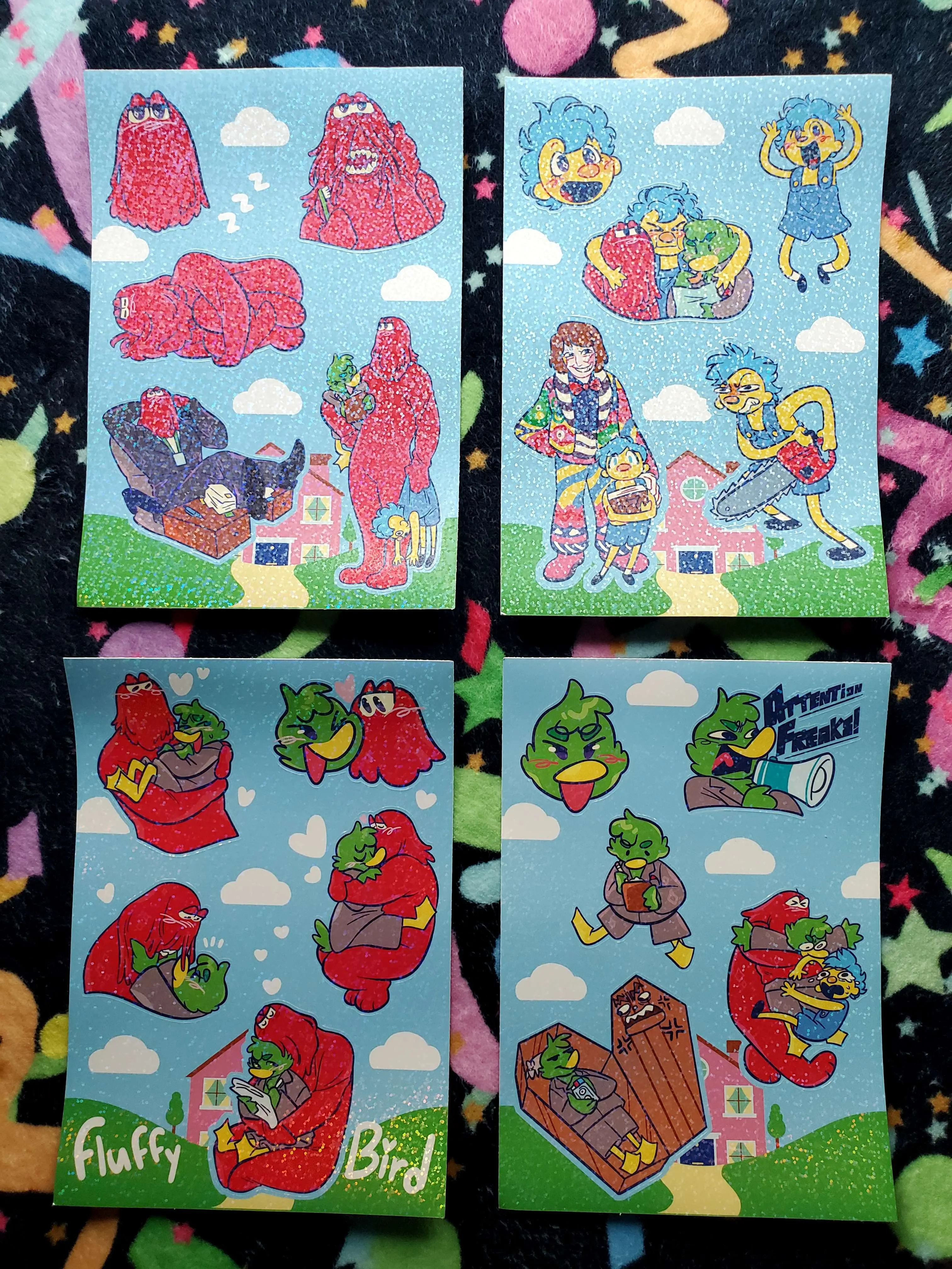 DHMIS Holographic Sticker Sheets