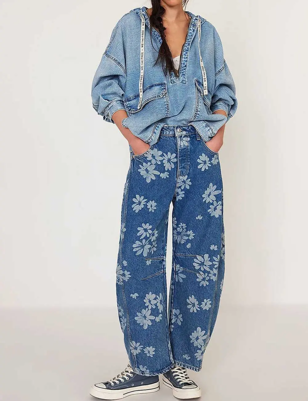 Daisy - Denim Barrel Jeans