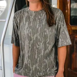 Blank Mossy Oak Bottomland Camo T-Shirt for Men Women