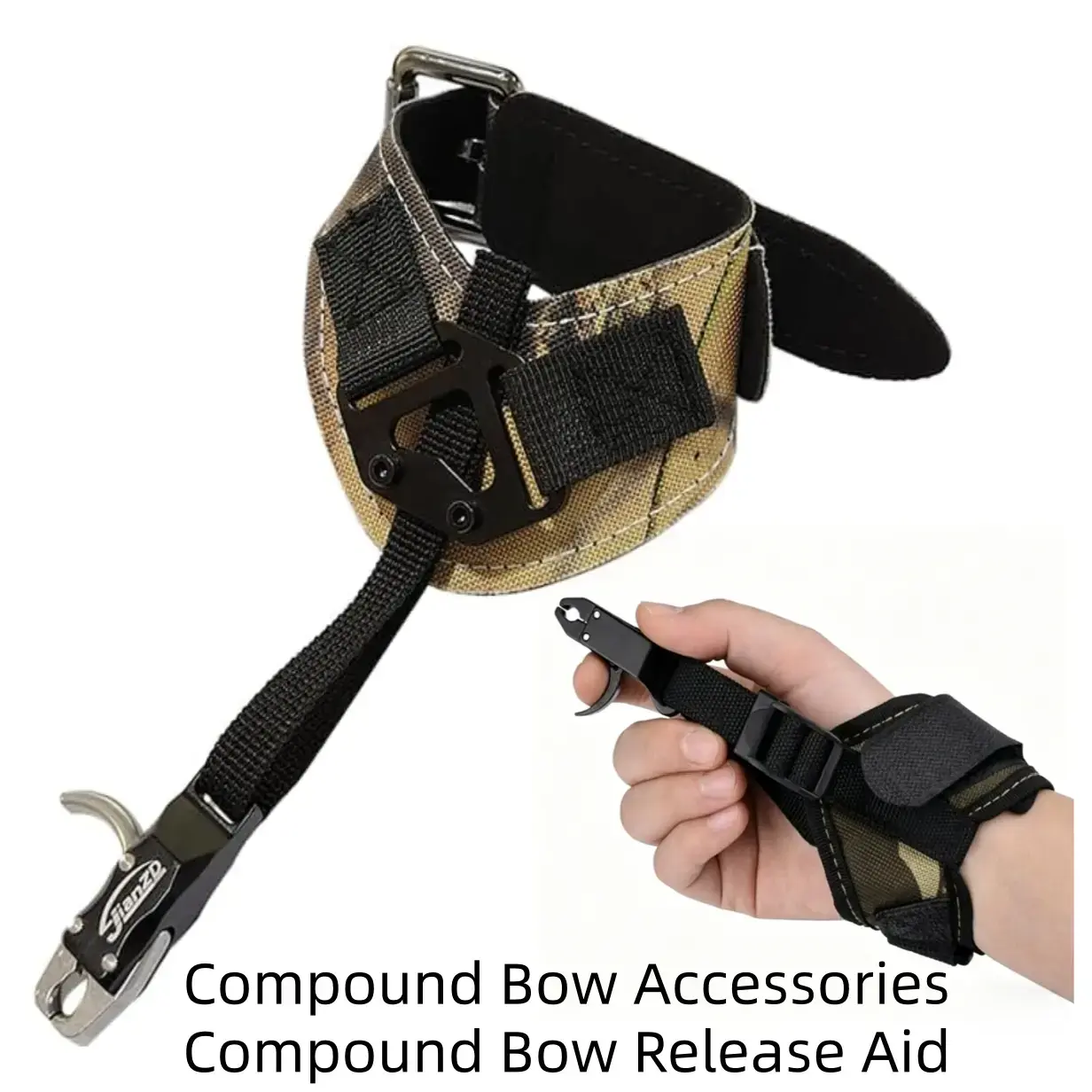 Archery Release Aid with 360° Swivel Wrist Strap, Archery Equipment to Enhance Performance, Ideal Christmas Gift for Bow Hunters