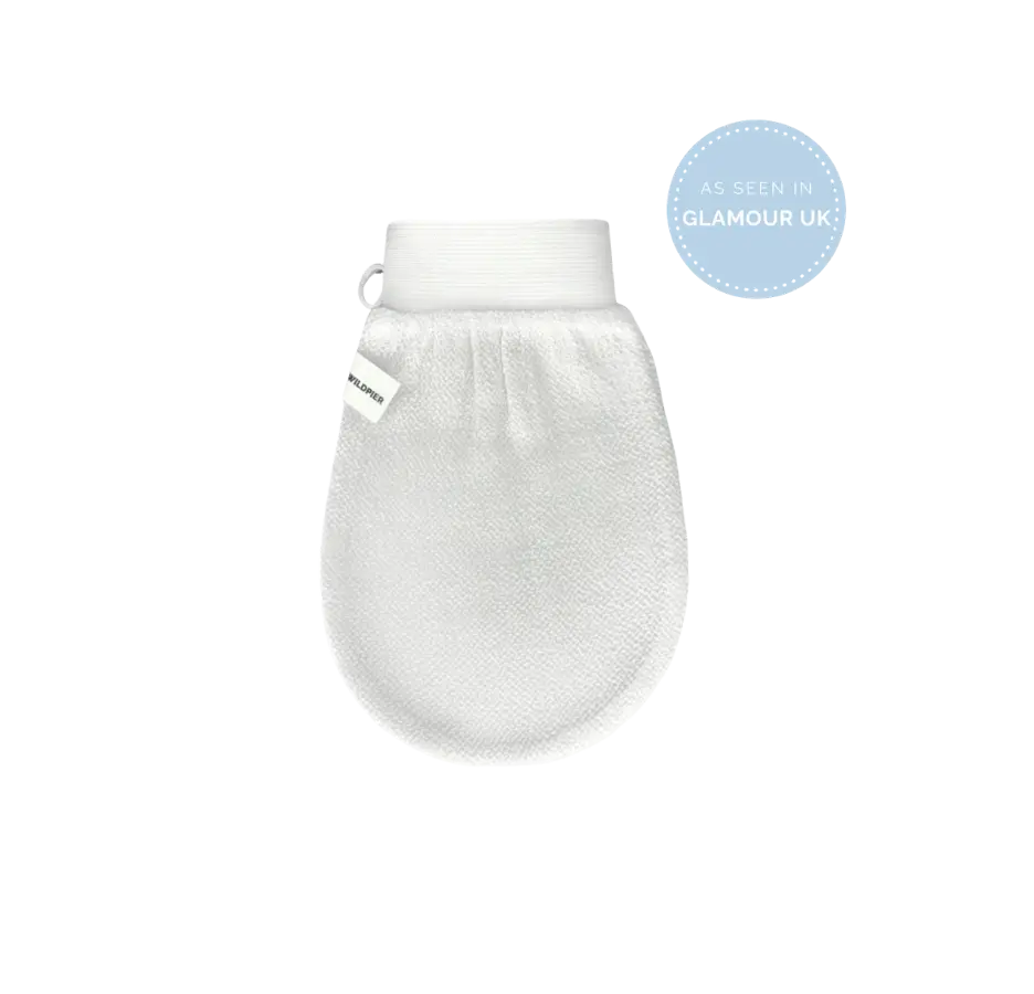Wildpier️ Deep Exfoliating Glove - Plant-Based, Eco-Friendly, Biodegradable, Keratosis Pilaris, Ingrown Hair, Shower Tool, Body Scrubber, Bath, Personal Cleaning, Hand Mitt, Bikini Cleaner,