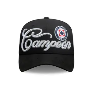 Cruz Azul Campeón Embroidered Baseball Cap, Liga MX Soccer Fan Hat, Mexican Football Supporter Cap, Game Day Outfit Gift for Men Women