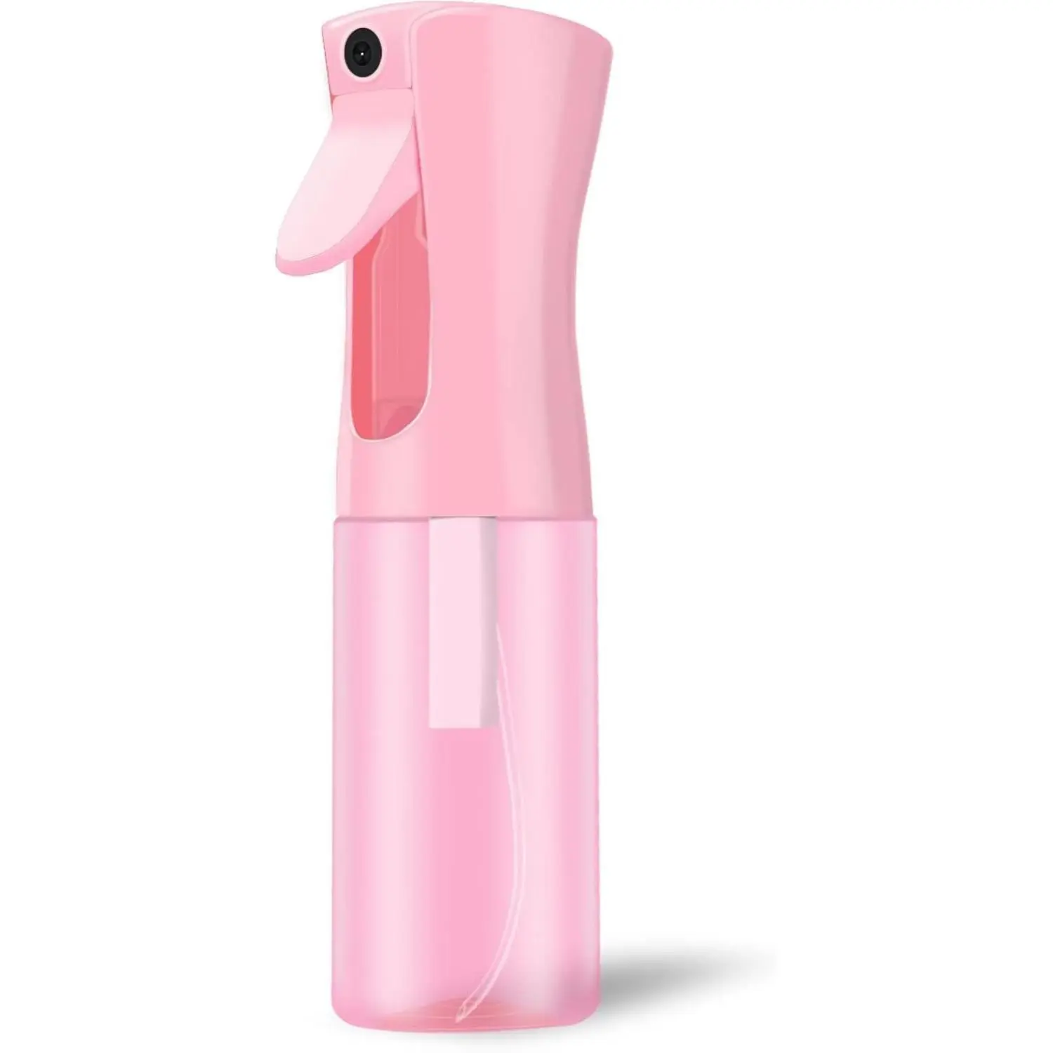 Empty Spray bottles, Continuous Spray Bottle for Hair, Spray Water Bottle Fine Mist Refillable, Skin Care, Showering Pets, Plants, travel, Ironing and Cleaning 6.8 Ounce (1 Pack, Pink)