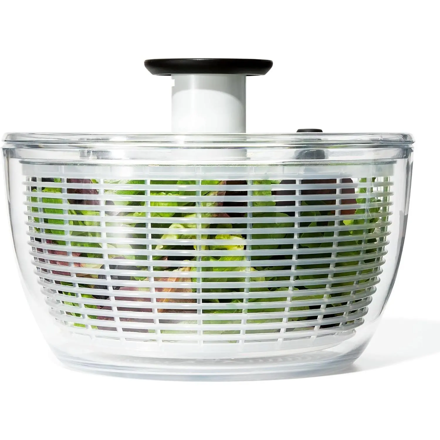 Good Grips Salad Spinner, 6.22 Qt Fruit & Vegetable Washer with Strainer Bowl, Kitchen Gadget for Cleaning Produce