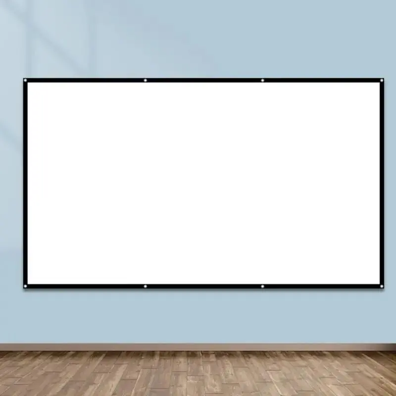 Portable Thickened Projector TV Screen, 1 Count Washable Foldable Projector Screen, Home Office Outdoor HD Projector Accessories, Projection Screen