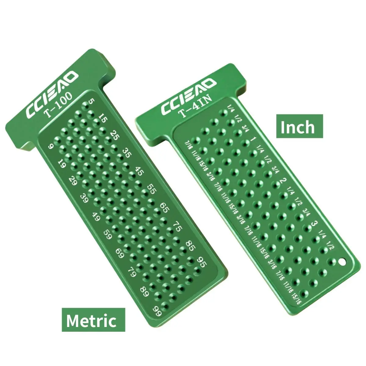 Woodworking Scribe, 4 Inch & 100MM Metric/Inch Marking Gauge for Carpentry Line Drawing Measuring Tool, Hardware, Durable, Compact, and Accurate Scribing Ruler, Measuring Instrument