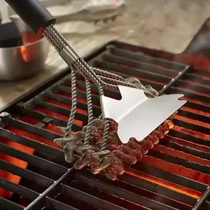 Grill Brush Set, Grill Cleaning Agent, Grill Accessories, Grilling Accessories, No Bristle Grill Brush, Outdoor Grill Brush, Grill Cleaning Brush, Wire BBQ Brush, Barbecue Utensils