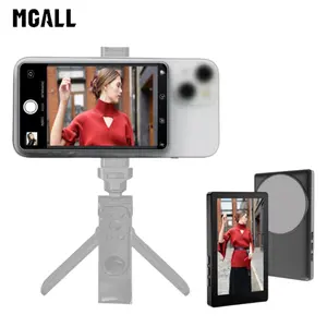 MGALL T20 Magnetic Wireless Self Display, Perfect for Content Creation, Selfies, Videos, Live Broadcasts, Adjustable Screen Ratio, Compatible with iOS, Android & HarmonyOS Mobile Phones
