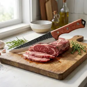 【AREL】Boning Knife | Sharp Blade, Hand-Forged, Premium Stainless Steel | Easily Cuts Meat, Suitable For Home Kitchens And Restaurants.