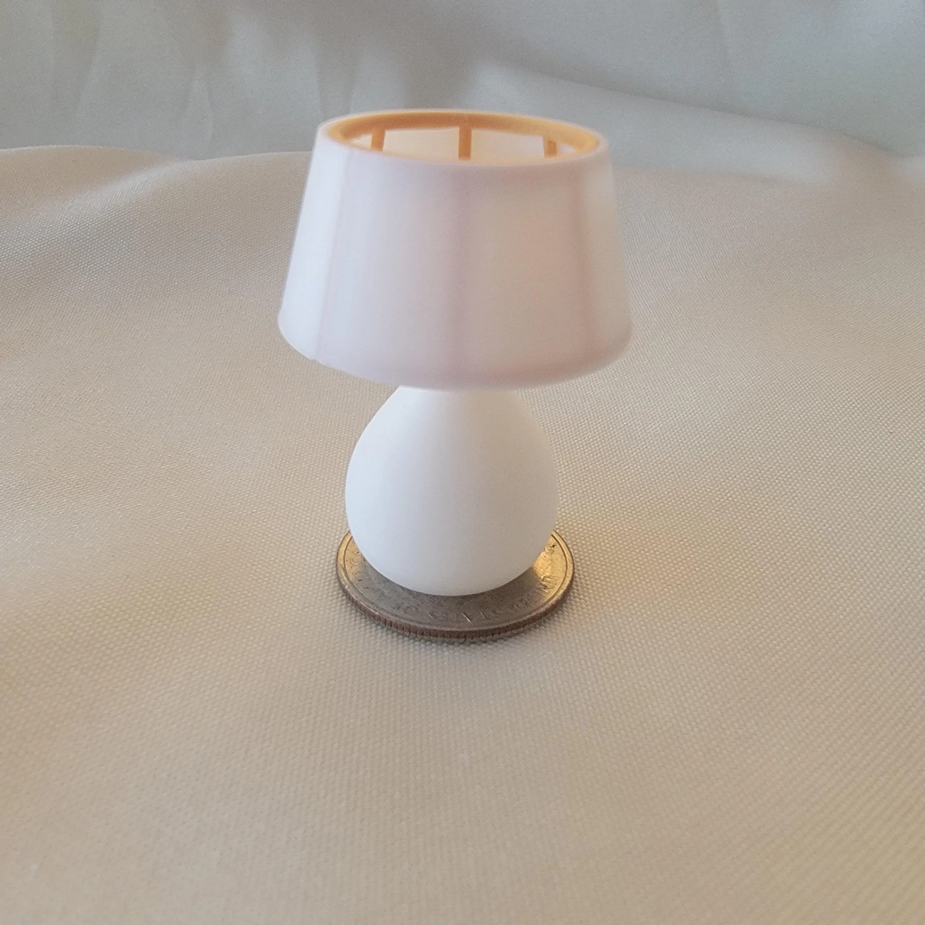 Mini Accessory - Lamp, 3D Printed Miniature Decor, Mini Bookshelf & Book Counter Trinket