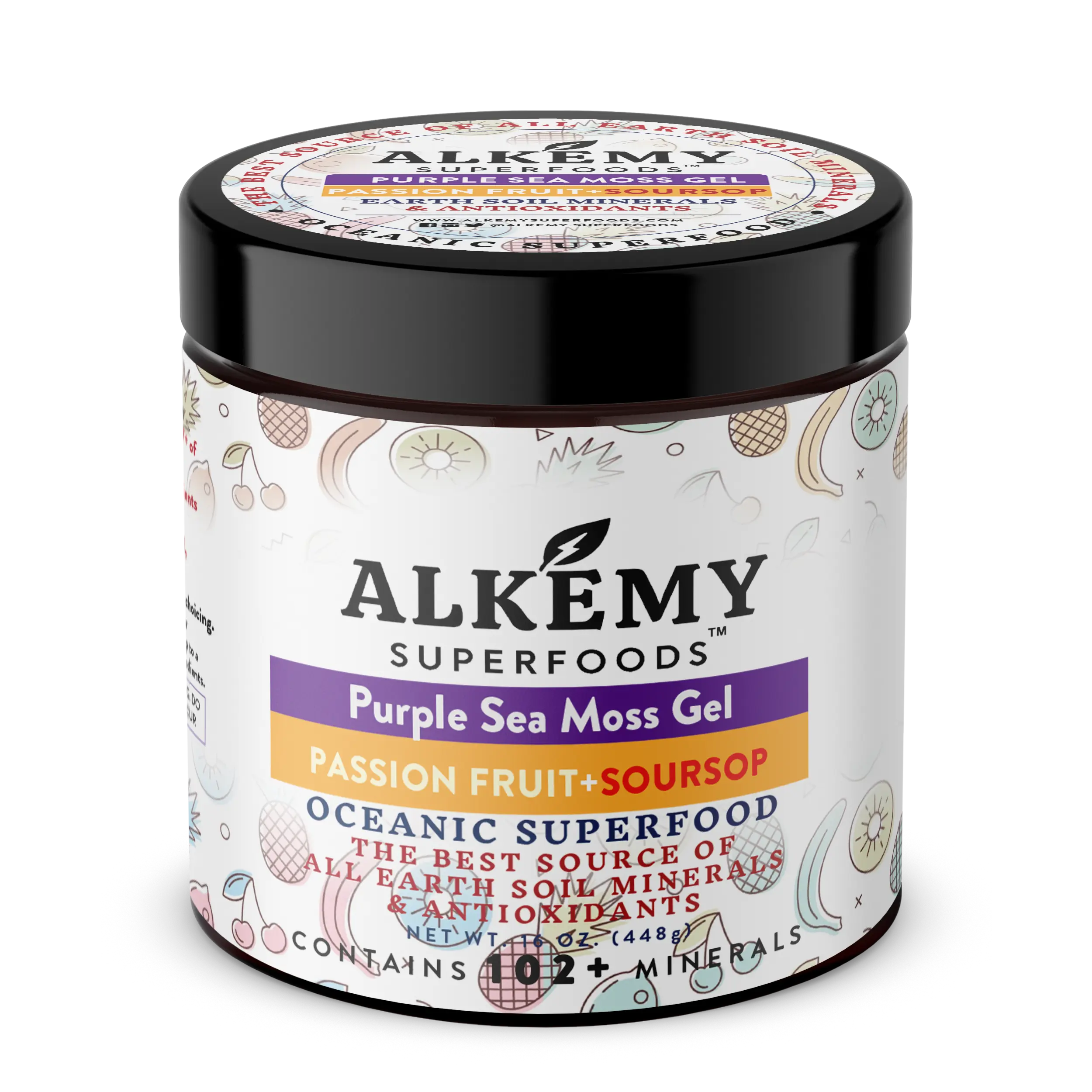 Purple Sea Moss Gel+Passion Fruit & Soursop