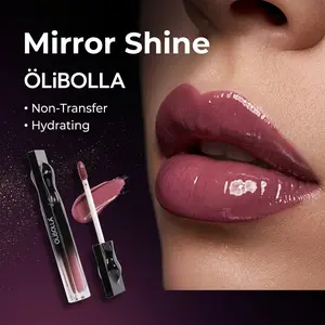 OLIBOLLA Viral Glassy Lip Stain – Juicy High-Shine Lip Tint & Gloss, Long-Lasting Hydrating Stain for Non-Sticky, Flawless Juicy Lips