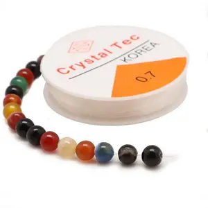 Clear Stretch Cord 0.7mm x 10m – Strong & Flexible Elastic String for DIY Bracelets & Beading