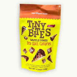 Tiny Bites Sea Salt Caramel Waffle Cones 4.24oz