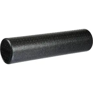 High Density Foam Roller for Exercise and Recovery, 24 Inches, Black weighted  vest gym  accessories