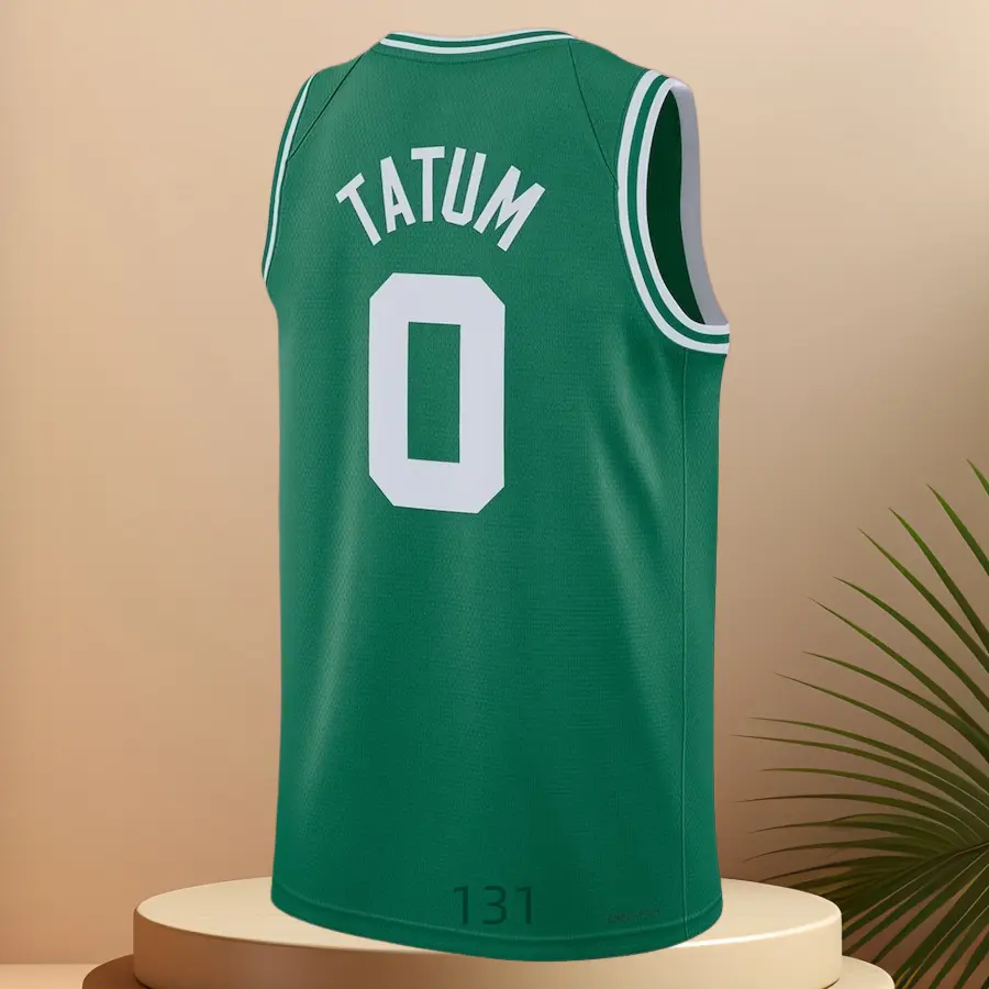 Jayson Tatum Men's Classic-Design Sleeveless stitched Basketball Jerseys green shirt 2025