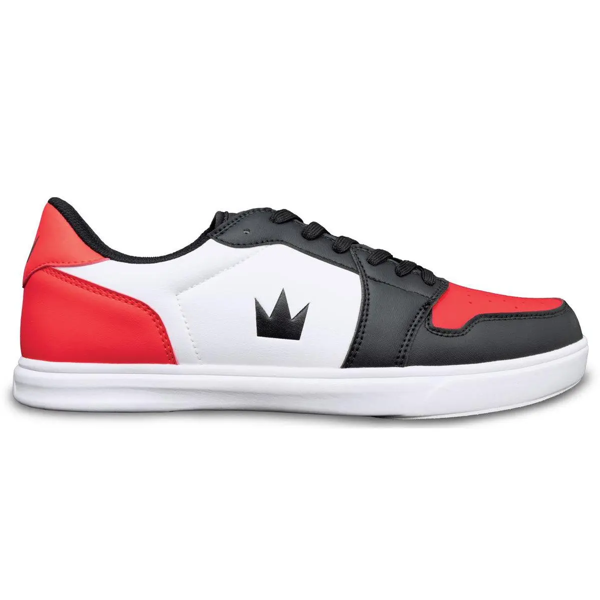 Brunswick Mens Fanatic Black/Red Bowling Shoes
