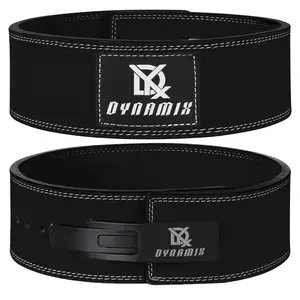 WEIGHT LIFTING LEVER BELT FOR POWERLIFTING IPF BUCKLE MEN & WOMEN STRONGMAN 10MM WORKOUT DEADLIFTS, GENUINE LEATHER GYM BELT