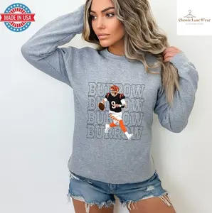 Cincinnati Bengals Joe Burrow Unisex Crewneck Sweatshirt