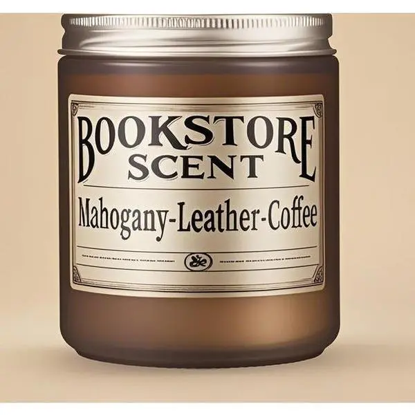 "Reading-Inspired Scented Candle, Hand-Poured Soy Wax for Book Enthusiasts, Literary Gift for Women and Men, 8 Oz Relaxing Aroma, Perfect for Birthdays and Book Clubs"